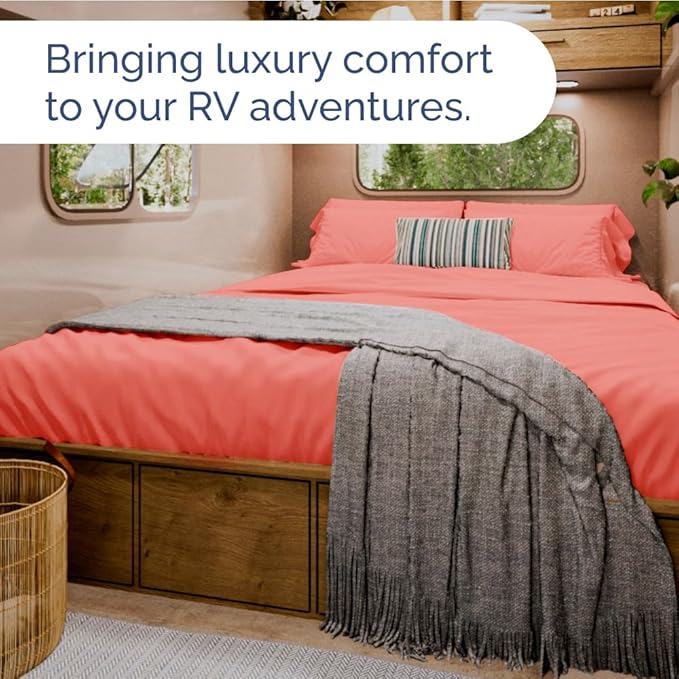 Cooling Bed Sheet Set - Queen - 4 Piece