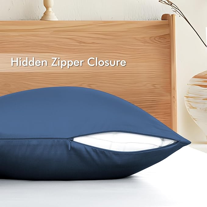 Bamboo Cooling Pillowcase Set - Queen - 2 Pack - 2 Piece