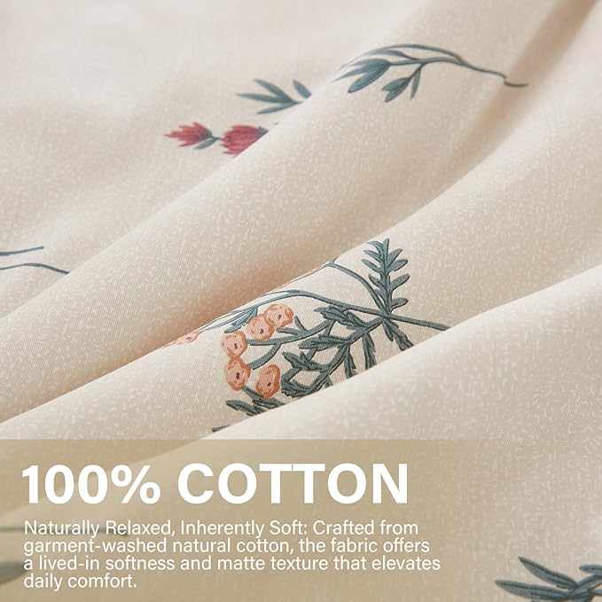 Linen Duvet Cover Set - Full - 3 Piece