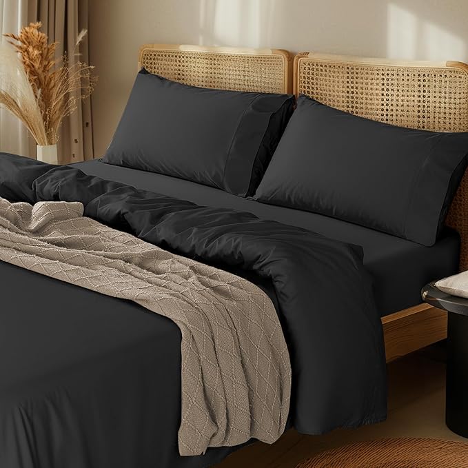Bed Sheet Set - Queen - 16 in Deep Pocket - 4 Piece