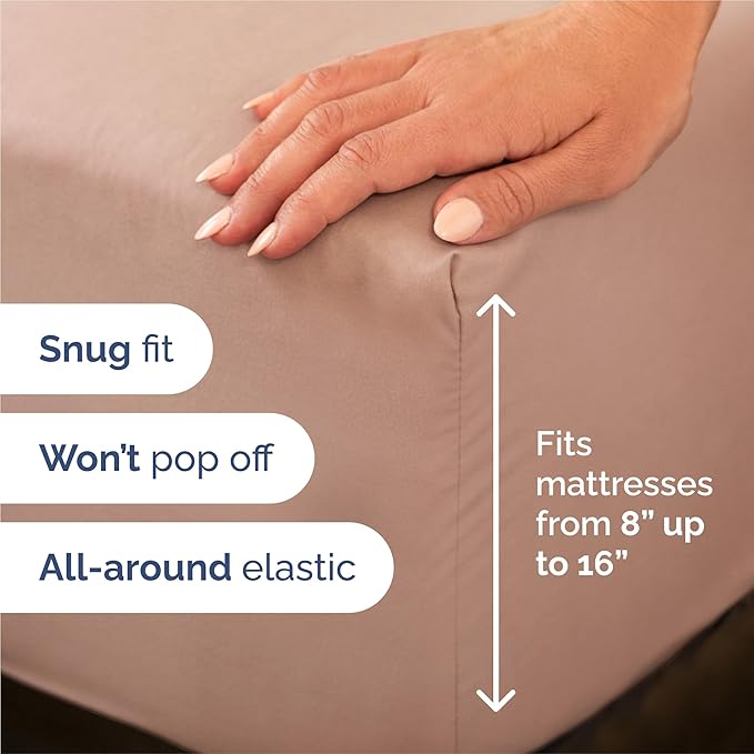 Cooling Bed Sheet Set - Split King - 5 Piece