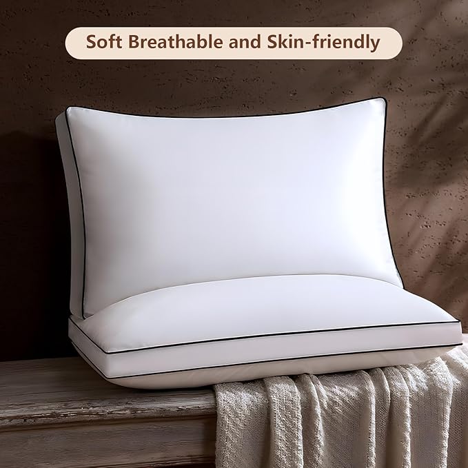 Bed Pillow - King - 20 x 36 in - 2 Pack