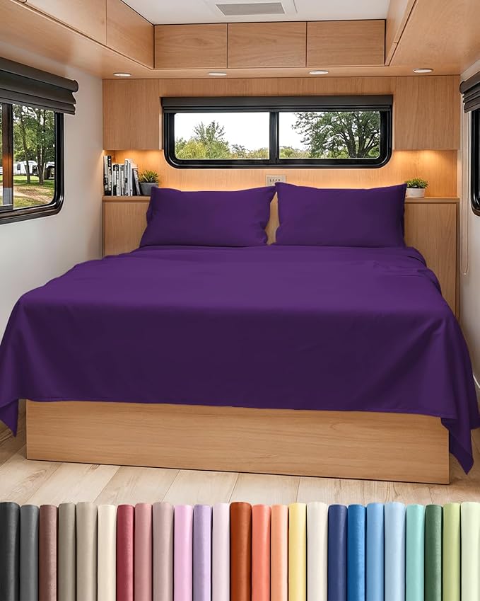 Cooling Bed Sheet Set - Queen - 4 Piece