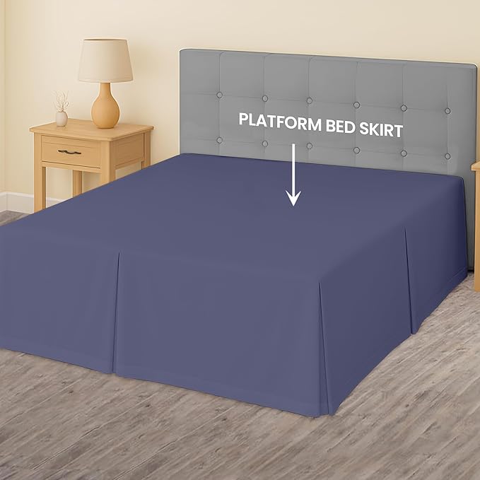 Microfiber Bed Skirt - Full - 11 in Drop
