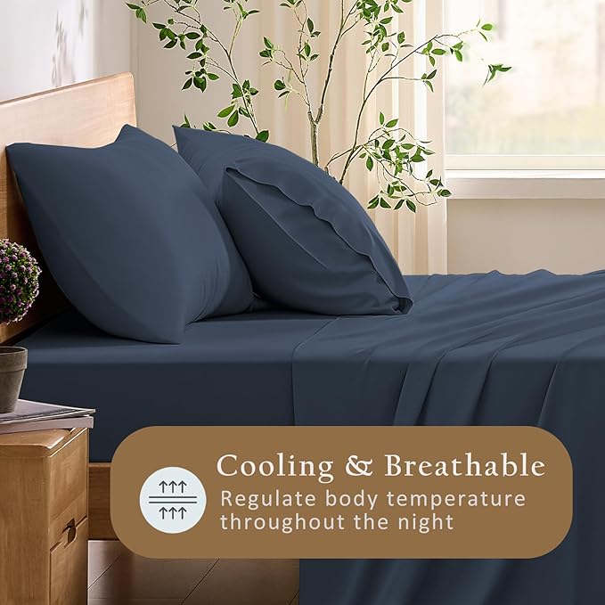 Bamboo Cooling Pillowcase Set - Standard - 2 Piece
