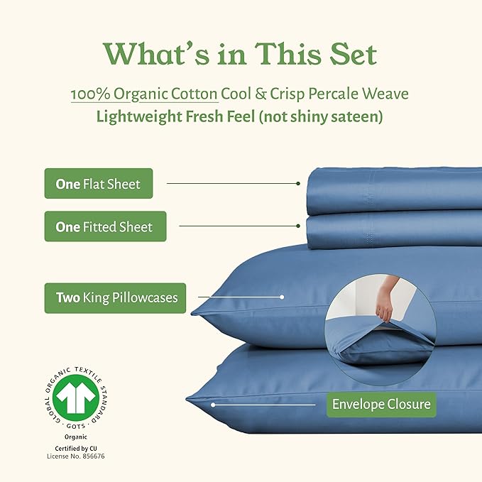 Bed Sheet Set - California King - 4 Piece