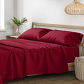 Linen Cooling Bed Sheet Set - Queen - 17 in Deep Pocket - 4 Piece