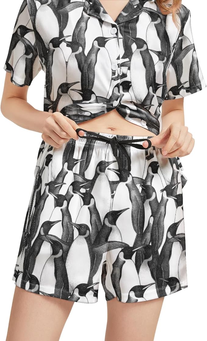 Women's Pajama Set - Short Sleeve - 2 Piece