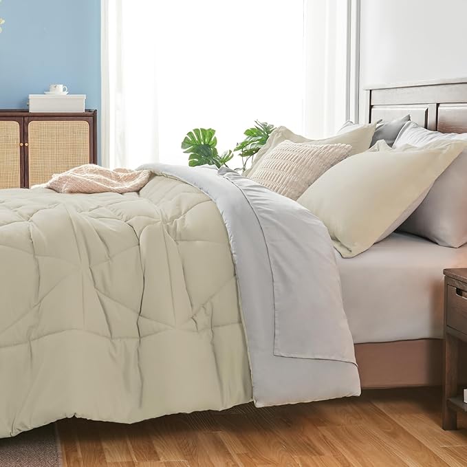 Microfiber Comforter Set - King - 7 Piece