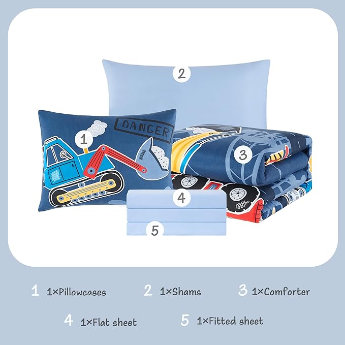 Comforter Set - Twin - 5 Piece