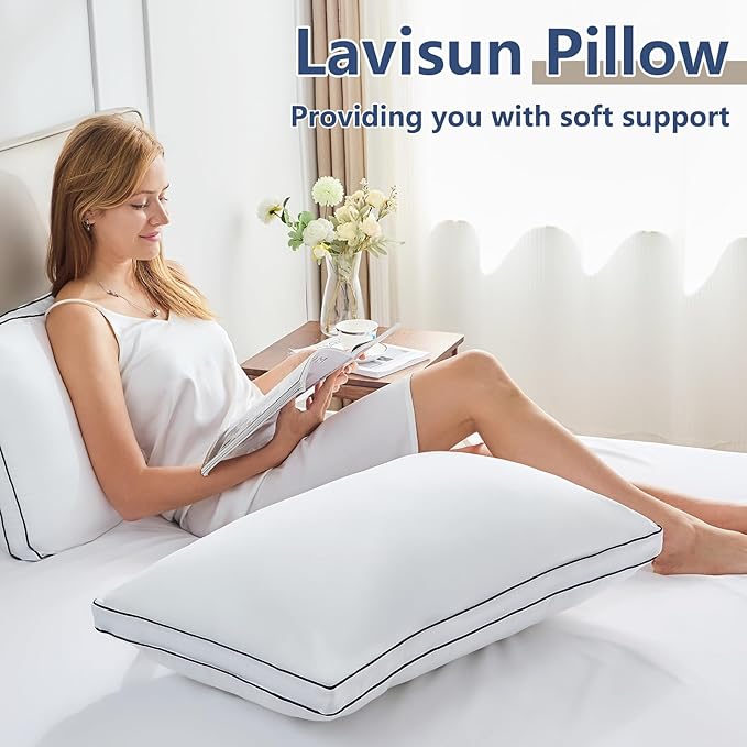 Down Alternative Bed Pillow - King - 4 Pack