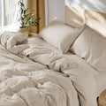 Linen Duvet Cover Set - Queen - 3 Piece