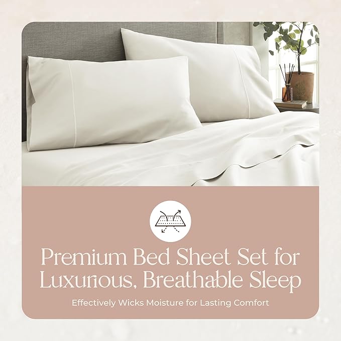 Bed Sheet Set - Full - 4 Piece