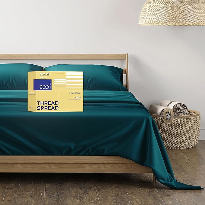 Cooling Bed Sheet Set - Queen - 16 in Deep Pocket - 4 Piece