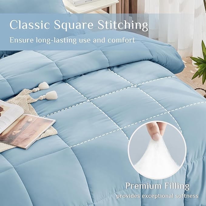 Down Alternative Comforter Set - Full - 7 Piece