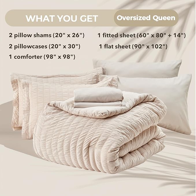 Comforter Set - Queen - 7 Piece