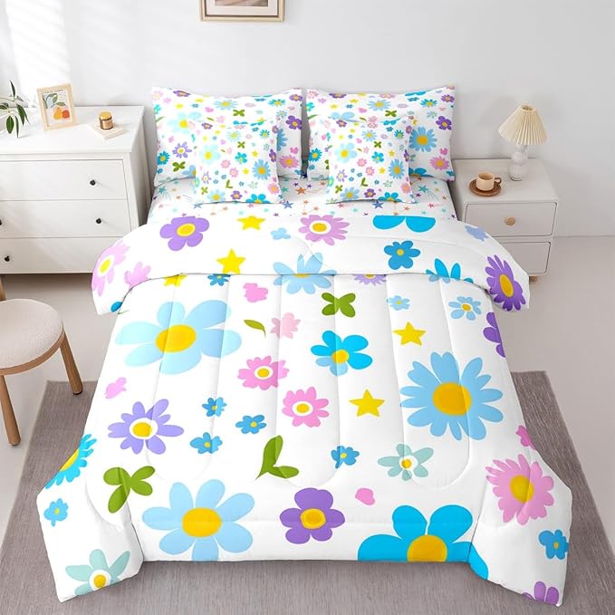 Microfiber Comforter Set - Twin - 7 Piece