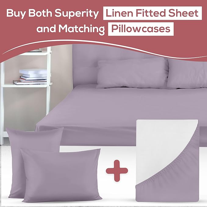 Linen Pillowcase Set - Standard - 2 Pack - 2 Piece