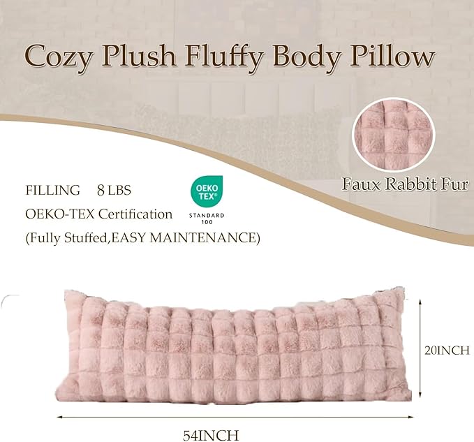 Memory Foam Orthopedic Body Pillow - Full - 20 x 54 in