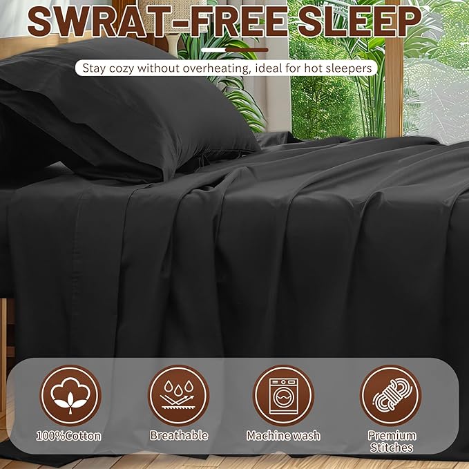 Bed Sheet Set - California King - 4 Piece