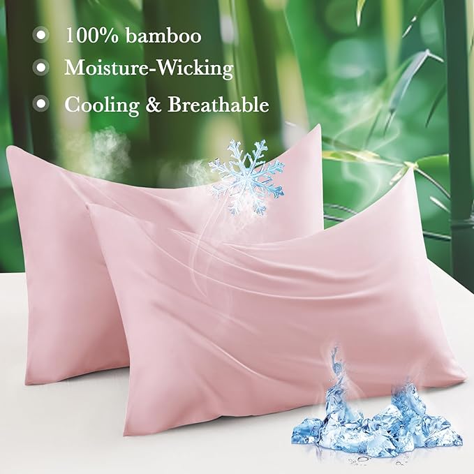 Bamboo Cooling Pillowcase - Queen