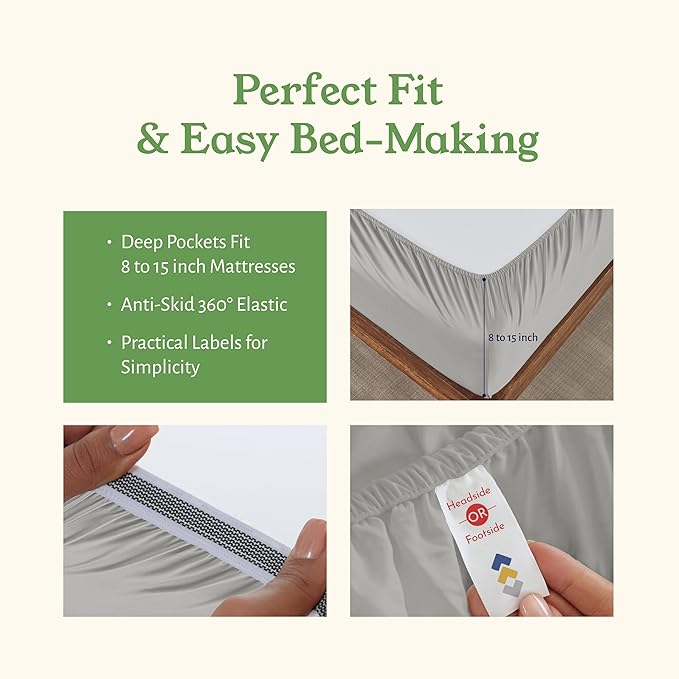 Bed Sheet Set - California King - 4 Piece