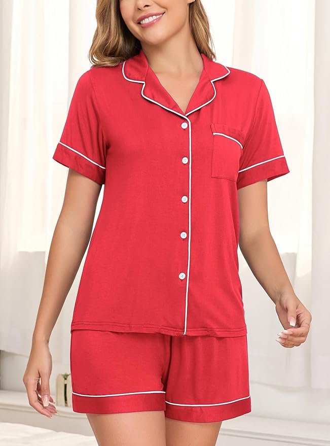 Pajama Set - Short Sleeve - 2 Piece