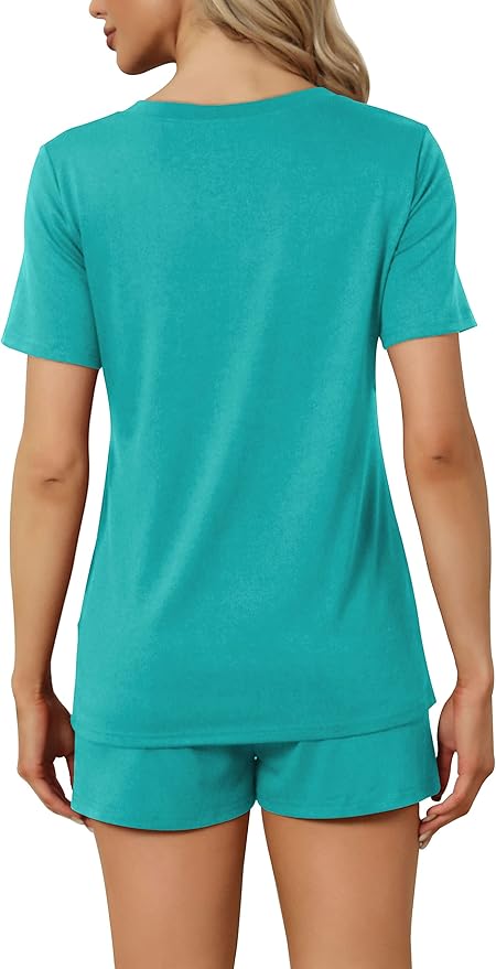 Women's Pajama Set - Short Sleeve - 2 Piece