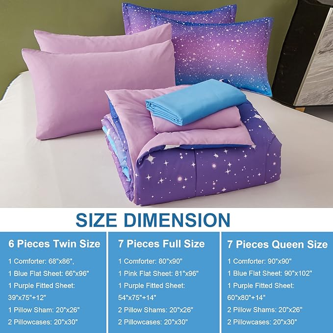 Comforter Set - Twin - 6 Piece