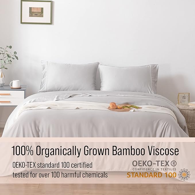 Bamboo Cooling Pillowcase Set - Queen - 2 Piece
