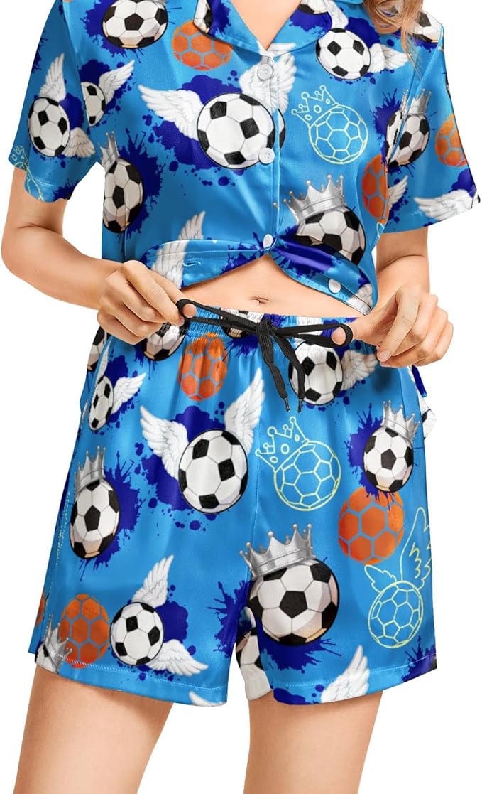 Women's Pajama Set - Short Sleeve - 2 Piece