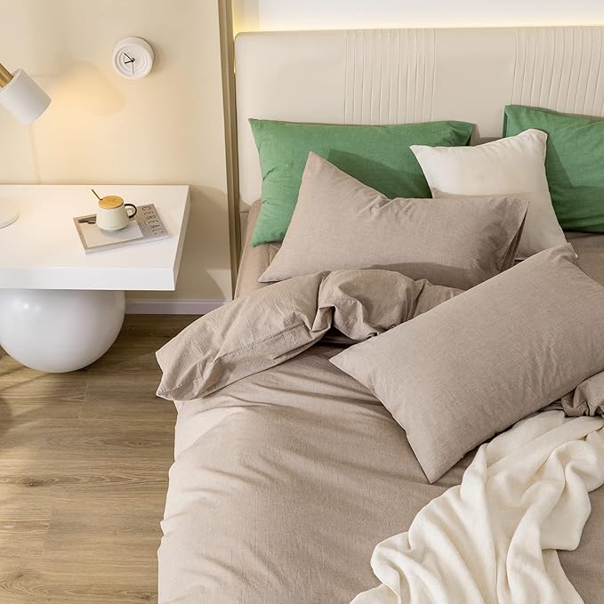 Linen Duvet Cover Set - Queen - 2 Piece