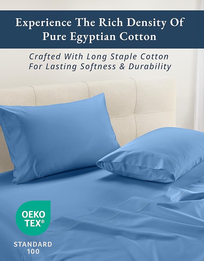 Linen Bed Sheet Set - Queen - 15 in Deep Pocket