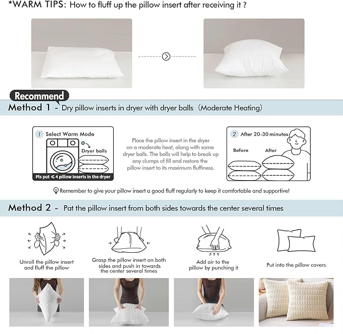 Down Alternative Pillow Insert