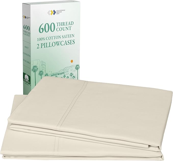 100% Cotton Pillowcase Set - Queen - 2 Piece