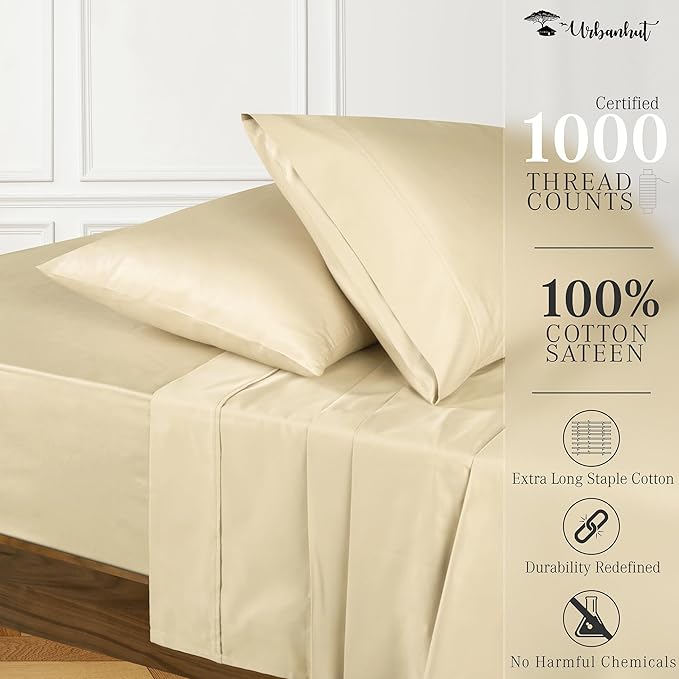 Bed Sheet Set - Full - 16 in Deep Pocket - 4 Piece