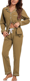 100% Cotton Pants Pajama Set - Long Sleeve - 2 Piece