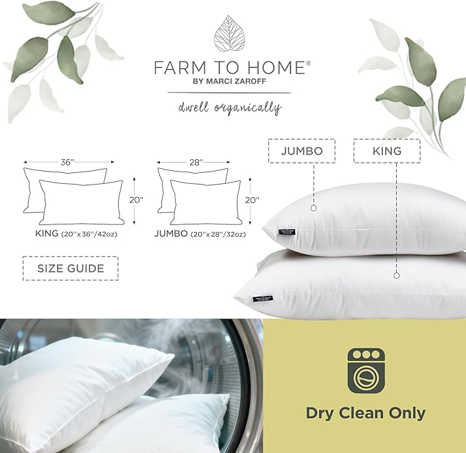 Bed Pillow - 2 Piece