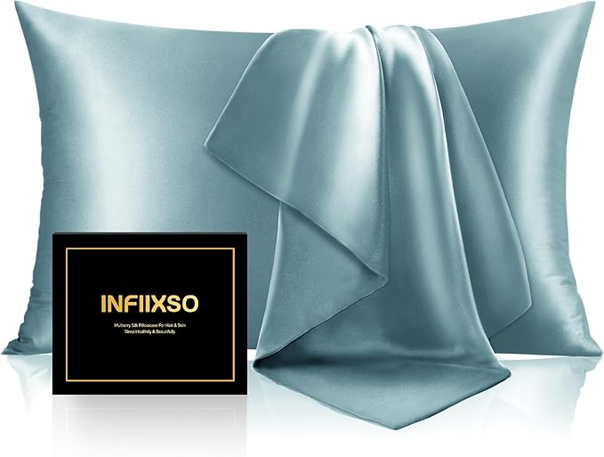 Mulberry Silk Cooling Pillowcase - Queen - 20 x 30 in