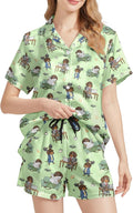 Women's Pajama Set - Short Sleeve - 2 Piece