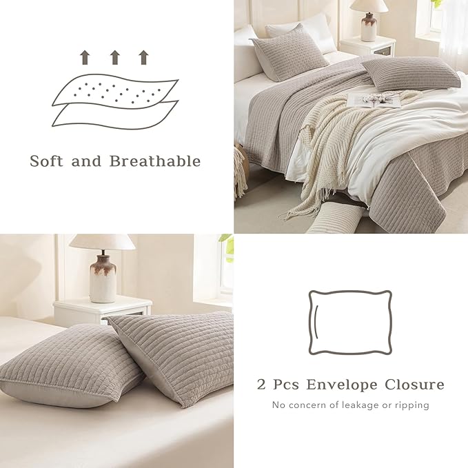 Linen Bedding Set - King - 3 Piece