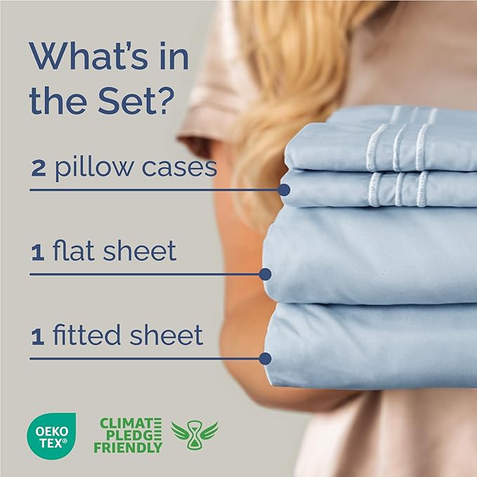 Cooling Bed Sheet Set - Full - 4 Piece