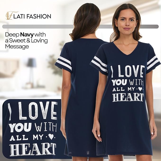 Women's Loungewear - Short Sleeve - 3 Pack