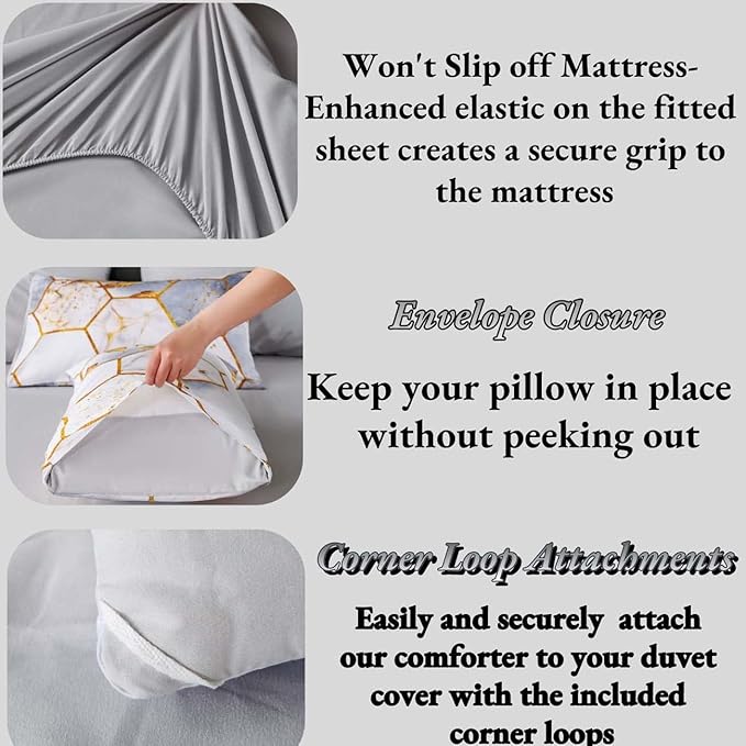 Comforter Set - King - 7 Piece