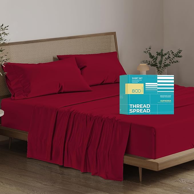 Cooling Bed Sheet Set - Queen - 16 in Deep Pocket - 4 Piece