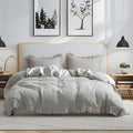 Linen Duvet Cover Set - King - 3 Piece