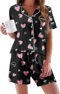 Women's Pajama Set - Short Sleeve - 2 Piece