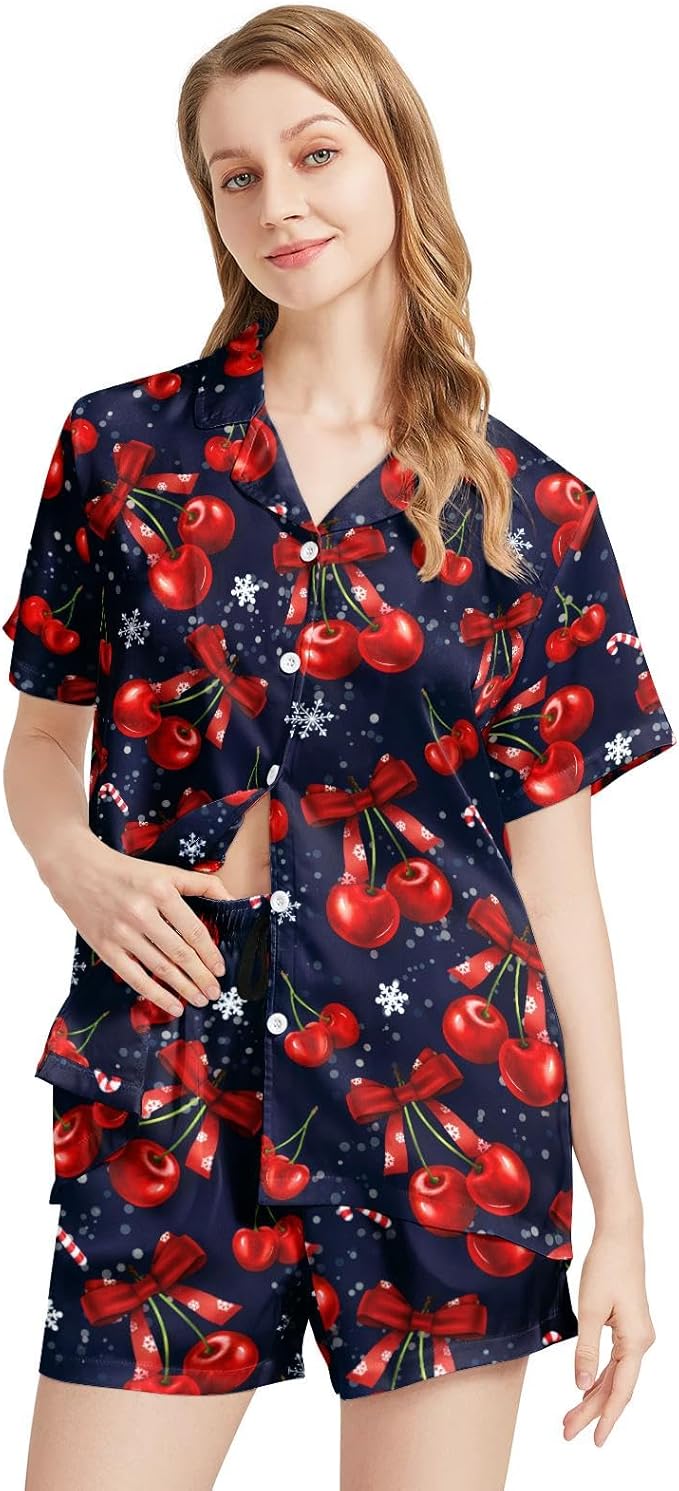 Women's Pajama Set - Short Sleeve - 2 Piece