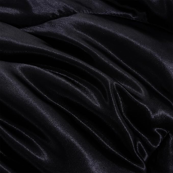 Satin Comforter Set - Queen - 5 Piece