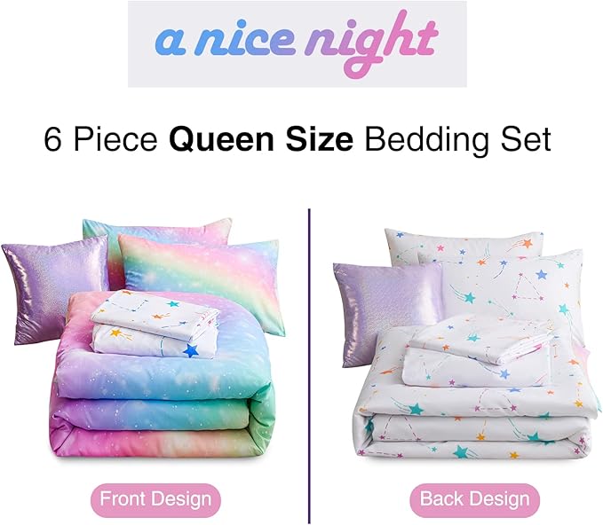 Comforter Set - Queen - 6 Piece